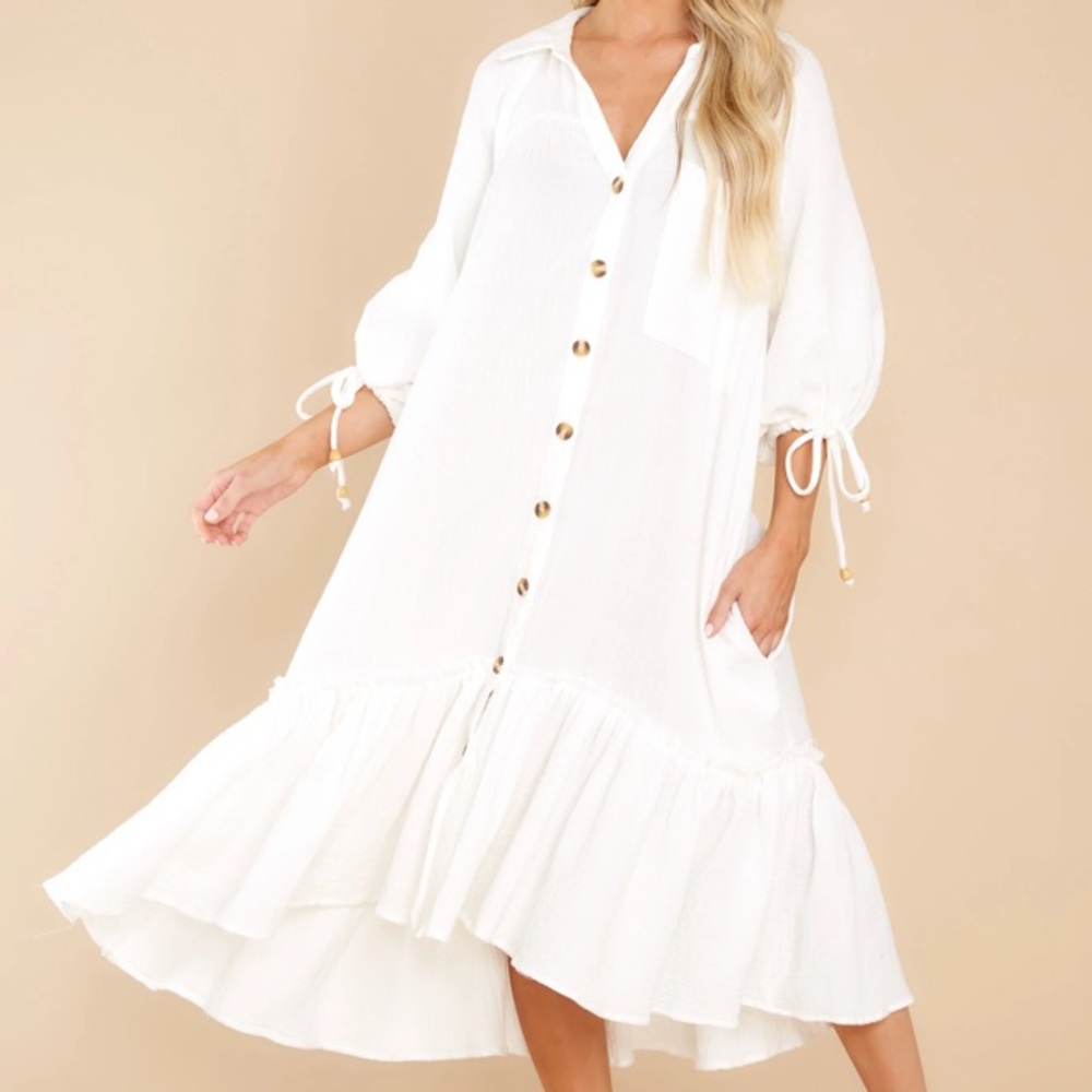Red Dress Boutique White MIDI Dress